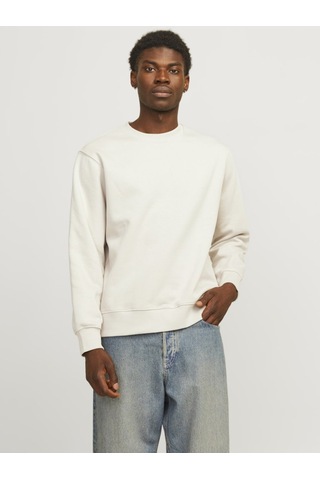 Jack & Jones Jjeurban Edge Rahat Kesim Sweatshirt 12259945 Bej