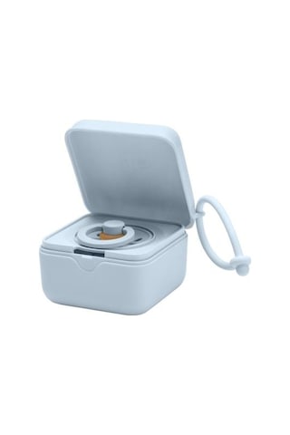 BIBS Pacifier Box Emzik Kutusu  Baby Blue Mavi