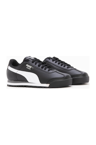 Puma Roma Basic Jr Kadın Siyah Spor Ayakkabı 35425901 Beyaz - Siyah
