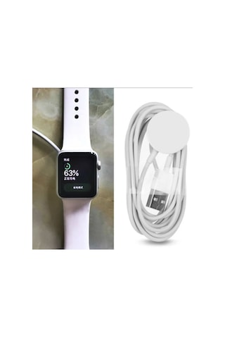 Apple Watch İçin Manyetik Şarj Kablosu Tüm Apple Watch Serileri İle Uyumlu Hızlı Şarj Kablosu