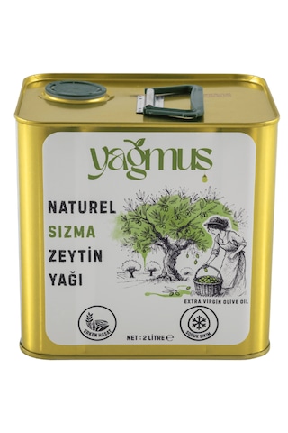 Yağmuş Erken Hasat Soğuk Sıkım Naturel Sızma Zeytinyağı 2 L