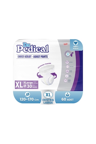 Dr.pedical Emici Külot Hasta Bezi Xl-extra Large Beden 60 Adet XL