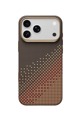 Apple iPhone Uyumlu 18 Pro Kılıf M-safe Özellikli Raptic Aramid Dual Ultra Serenity Serisi Karbon Kahverengi