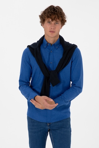U.s. Polo Assn. Erkek Mavi Gömlek Basic 50316721-vr212 Royal Blue