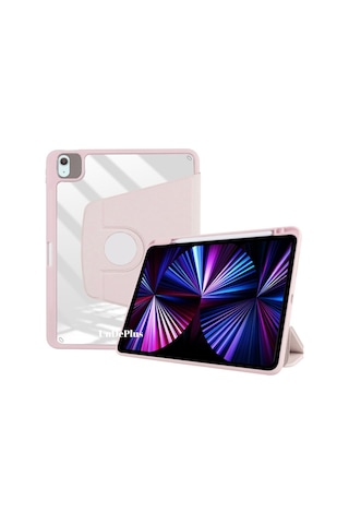 Apple Uyumlu iPad Air 11inç M2 2024 Kılıf Termik Kalem Bölmeli Dönebilen Standlı Kılıf Air 4./5.nesil