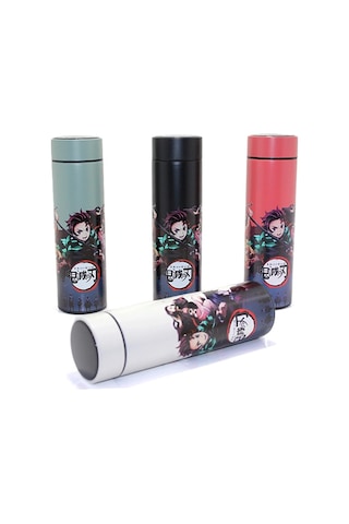Anime Baskılı Digital Göstergeli Termos 500 Ml Alk380 Tdrtr Çok Renkli
