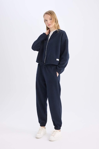 Defacto Coool Beli Paçası Lastikli Basic Düz Jogger Eşofman Altı E1478AX24WNNV241 Lacivert