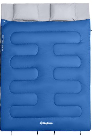 Kingcamp Oxygen 250-d Çift Kişilik Yastıklı Uyku Tulumu Blue Gri - Mavi