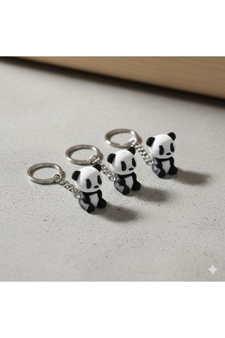 Anahtarlık- Panda 3'lü Set