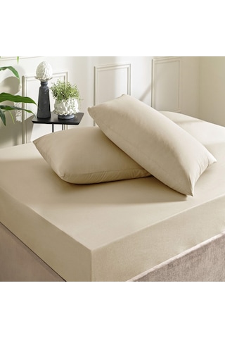 Taç Color Dreams Ranforce Tek Kişilik Fitted Çarşaf Seti Vizon 000000001000047302 Vizon