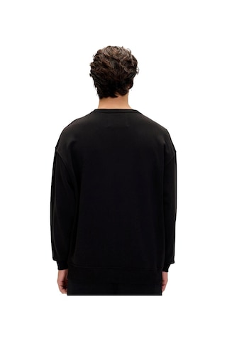 Bad Bear 24.02.12.015 Javed Crewneck Sweatshirt Siyah 001