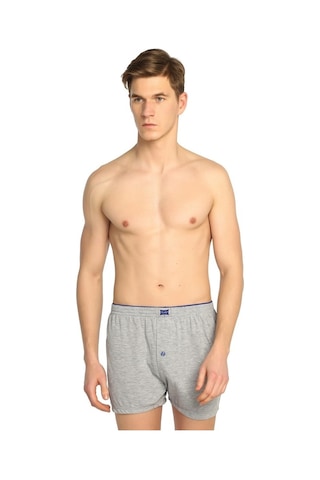 Tutku TER0117 Penye Düğmeli Erkek Boxer 6'lı