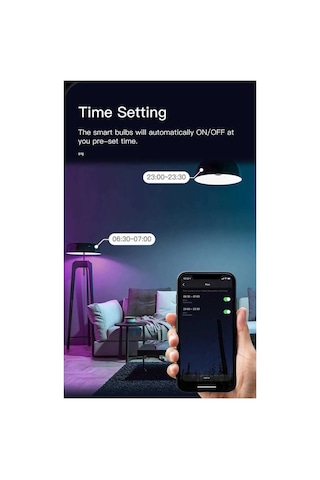 Nymane Duvar Lambası Uyumlu Ampul Gu10 Rgb Led Smart Wifi Diğer