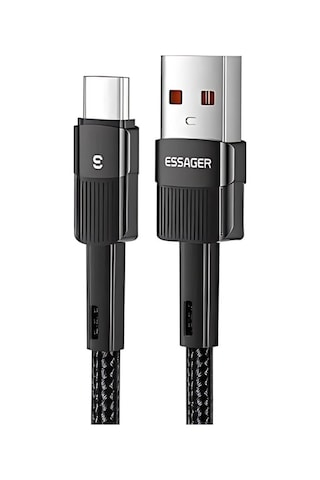 Essager 3 Metre 7a 66w Usb To Type-c Süper Hızlı Şarj Ve Data Kablosu,süper Dayanıklı Akım Ve Isı Korumalı