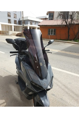Motocam Rks Vieste 249 Ön Cam 2022-2026 Model 78cm Siyah Renkli 4mm Uzun