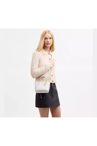Coach City Mini Tote Kadın Çanta Beyaz