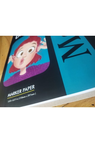 Koala Çizim Defteri Marker Çizim Defteri A4 Beyaz