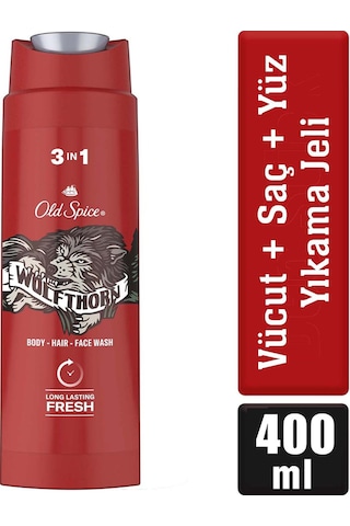 Old Spice Wolfthorn Erkek Duş Jeli ve Şampuan 400 ML