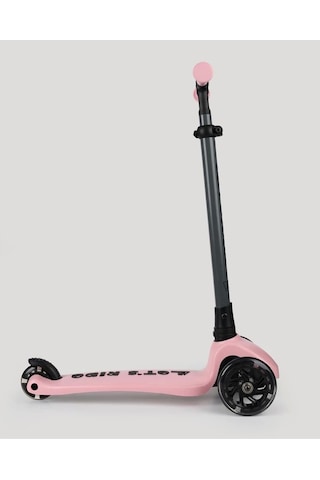 Let's Be Child Let's Ride Two Işıklı Katlanabilir 3 Tekerlekli Scooter Pembe