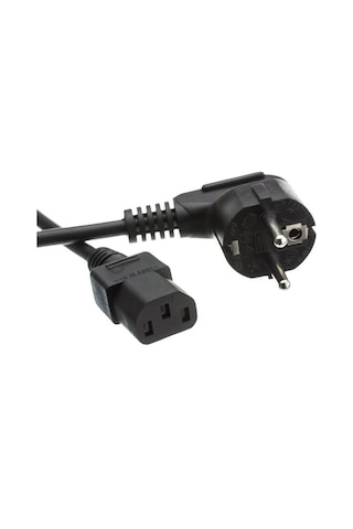 3 Metre Bakır Ac Pc Power Kablosu - 3 1.5 Mm2 - C13 - Pc