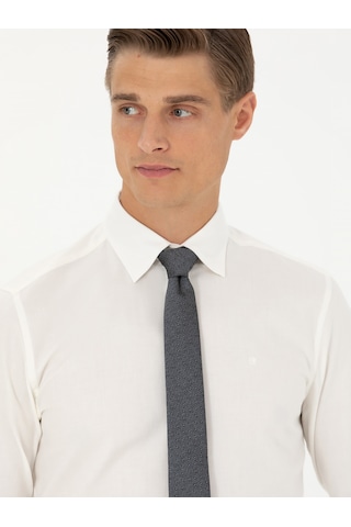 Cacharel Beyaz Slim Fit Uzun Kollu Klasik Gömlek 15841036