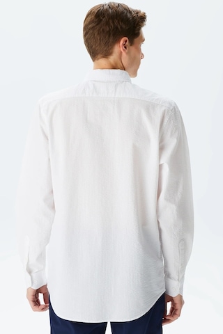 Lacoste Men's Regular Fit Shirt Organik Pamuk Erkek Gömlek Beyaz