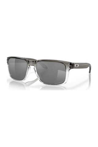 Oakley Oak 9102 910202 55 Holbrook Erkek Polarize Aynalı Kare Şeffaf Füme Kemik Güneş Gözlüğü