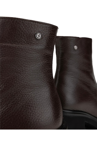 Tamer Tanca Kadın Hakiki Deri Kahverengi Casual Bot 33 52000 Bn Bot Sk24-25 Kahve Fltr Kahve