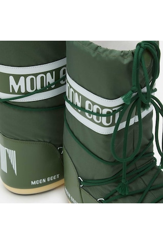 G016 Forest Green Bot Kar Kadın 80d1400440 Moon Boot Icon Nylon 35-41 Yeşil