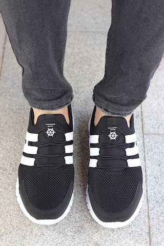 Vojo Huboss Rahat Taban Bağcıksız Erkek Spor Ayakkabı 267800001860 01 Siyah Siyah