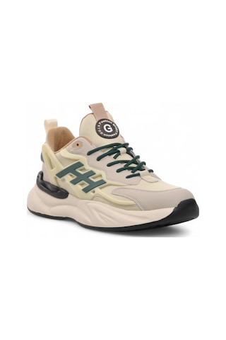 Guja 23k550 Hakiki Deri Erkek Sneaker Bej