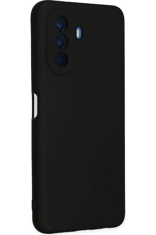 Uray Store Huawei Nova Y70 Kılıf Nano İçi Kadife Silikon - Siyah