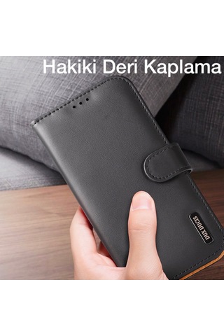 Dux Ducis Apple Uyumlu iPhone 12- 12 Pro Kilif Miknatisli Cüzdanli Deri Kilif 209817694 - Renk / Kirmizi