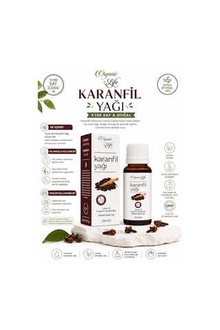 & Natural Karanfil Yağı 20 Ml - Saf Aromaterapi Ve Bakım Yağı
