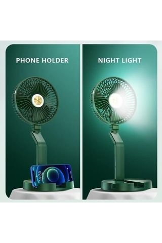 Mini Taşınabilir Fan Soğutucu Vantilatör Ed8vbx Yeşil