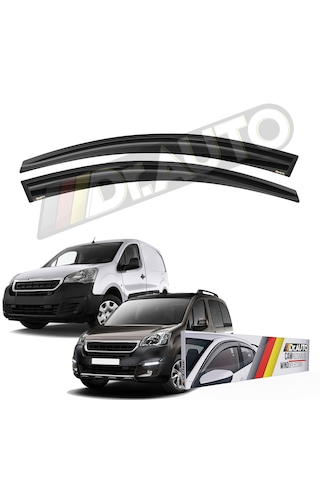 Peugeot Partner Tepe 2009-2018 Cam Rüzgarlığı 2'li