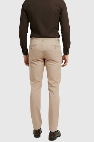 Deepsea Erkek Camel Esnek Kumaş Slim Fit Beli Lastikli Günlük Spor Pantolon 2601070