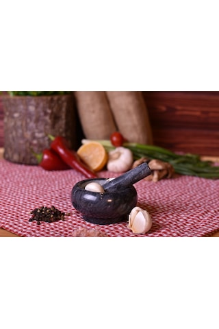 Morlero - Mermer Havan Siyah