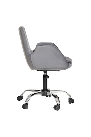 Markaelz Krom Metal Ayaklı Ofis Çalışma Sandalyesi Pescado Gri