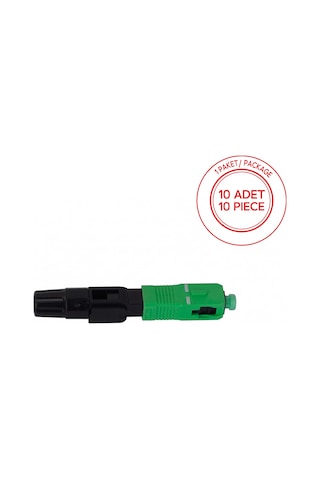 Alfafonet Sc/apc Fiber Optik Fast Connector 1 Paket - 10 Adet