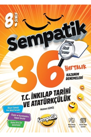 8.sınıf Sempatik Türkçe-matematik-fen Bilimleri- İnkılap Tarihi Ve Atatürkçülük 36 Haftalık Kazanım