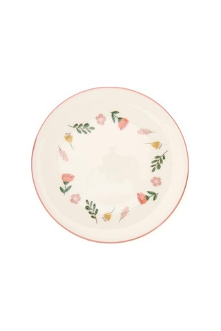 Tulu Porselen Faylinn Pasta Tabağı - Renkli - 19 Cm Renkli