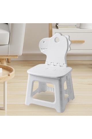 Suntek Katlanır Basamaklı Tabure Kompakt Ayak Taburesi Dinozor