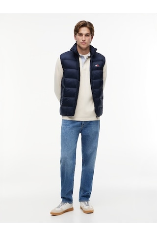 Tommy Hilfiger Tjm Lıght Down Packable Vest Erkek Mavi Yelek - Dm0dm23232