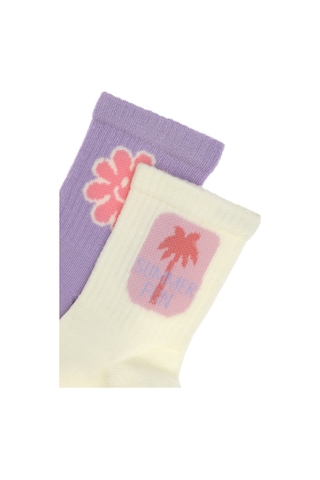 U.s. Polo Assn. Kız Çocuk Lila Çorap Soket 50311328-vr034 Lila