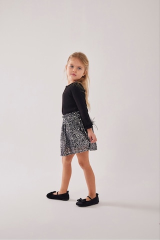 My Kids Wear Kız Çocuk Bayramlık Siyah Payet Etek Takımı 12479 Siyah