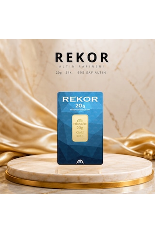 1 Adet 20 Gr 24 Ayar Altın 995 Rekor