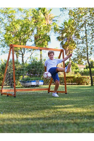 Mandu Futbol Kalesi 2 Adet Ahşap Rengi