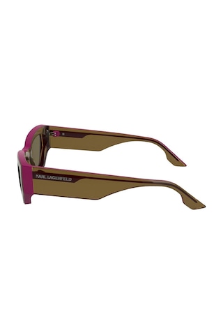 Karl Lagerfeld Kl 6160s 210 54 Unisex Dikdörtgen Şeffaf Kahverengi Kemik Güneş Gözlüğü Kahverengi