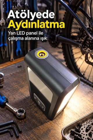 Shnstore Lastik Şişirme Ve Akü Takviye Özellikli Çok Fonksiyonlu Araç Cihazı Shntknd0720